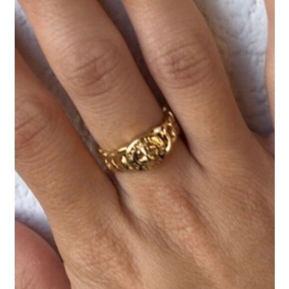 MARC by MARC JACOBS - NWT “Katie” Turnlock Chain Fashion Ring. Sz S-M (5-6) - Picture 13 of 16